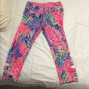 Lilly Pulitzer Capri leggings GUC